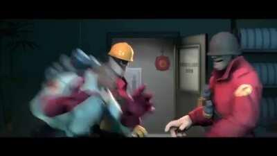 where soldier actually was teleporting the bread to