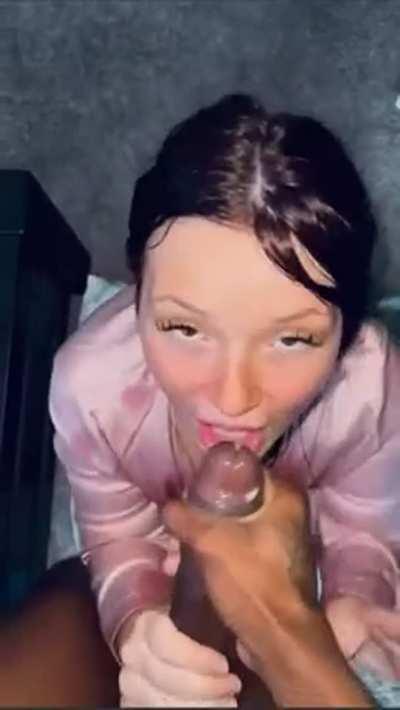 I met this French bitch and she sucked all the cum out my balls