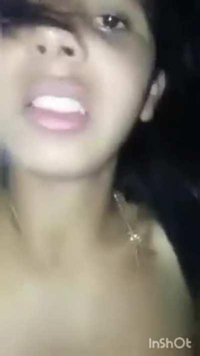 Desi college Big Boobie Girlfriend ride like a pro🍑👅✊💦