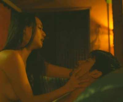 Yuki Mamiya sure knows how to ride a cock.