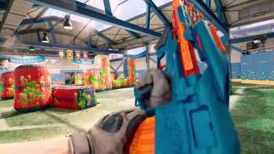 Nerf Motoblitz with MWII's Tempus Razorback animations