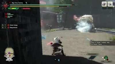 If nobody got me, I know Magnamalo got me