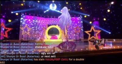 When the Fatarina Moan 👑🗡️ that has been toxic 😡🤬 to both her team and the enemy got shut down and threw her lead 🤡