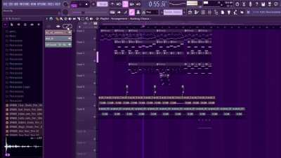 A song I’m making that’s heavily inspired from Purrple Cat’s style of music :3