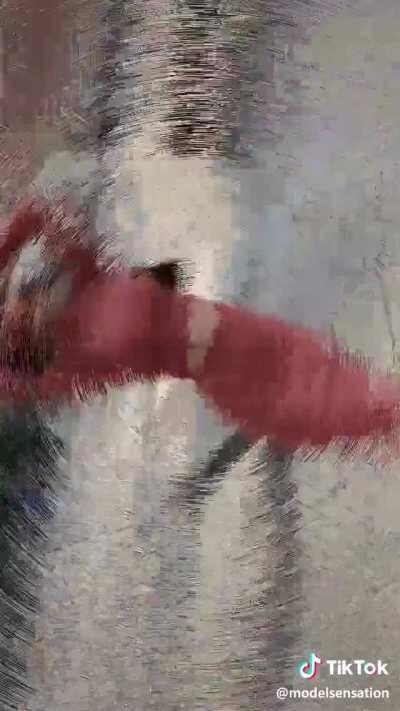 Ilove the fact that she only wears crop tops that show her stomach or skin tight dresses. She combines them here