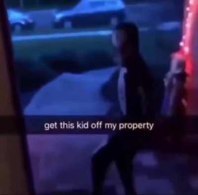 get this heister off my property