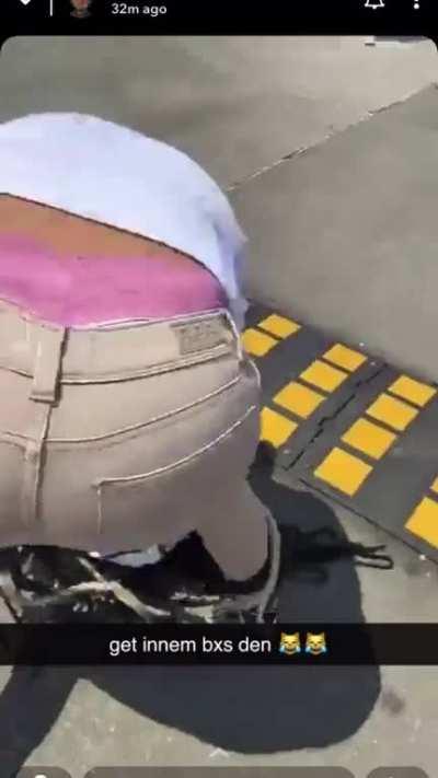 Unfortunately this is a daily occurrence at my school.