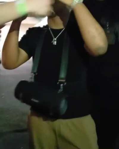 rare vid of fans meeting juice and ally