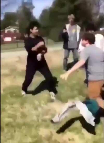 Try acting cool now you've got fewer teeth and a black eye.