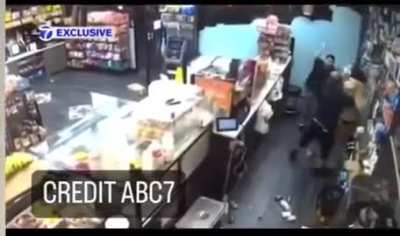 Deli Workers fight off Robbers.