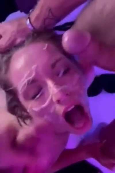 Mouth fuck double facial