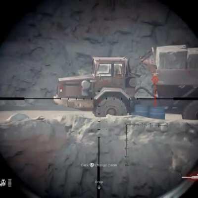 Shot him through the PEEP HOLE 👀....