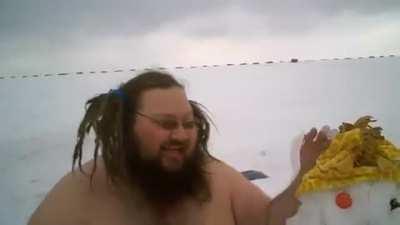 i wonder how this man is doing in life in order to make this