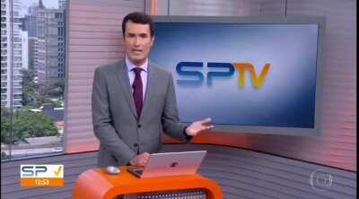 Fábio Turci, do SP1, comentando notícia sobre PM abordando jovem dizendo que ele tem “cara de ladrão”