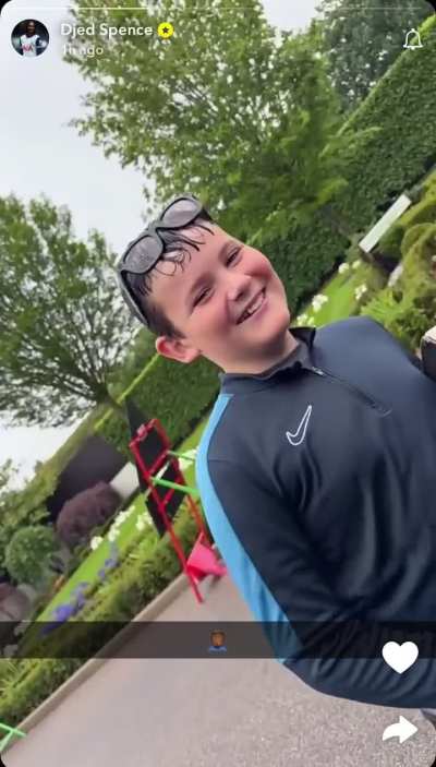 Djed Spence on Snapchat😭
