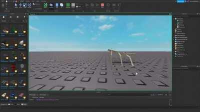 I created an animated stick bug with a custom rig