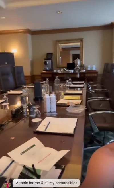 Colleen has the whole room by herself