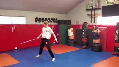 Noah Fort is a 16 year old Bo Staff world champion master.