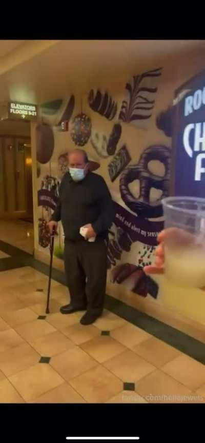 Caught 😅 The guard at the end has me laughing though