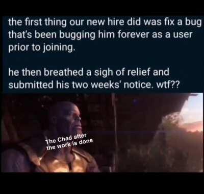 The work is done, it always will be