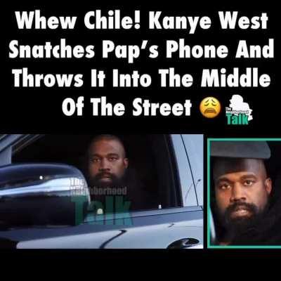 ye gets into another altercation with the paps😭
