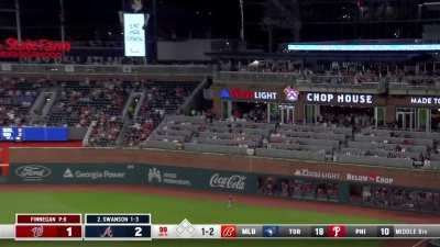 [Highlight] Dansby Swanson puts the Braves up 3-1 on the Nationals with his 21st HR of the year