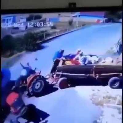 The right of way means that it’s legal to go, not safe to go. If someone is in the way, don’t smash through them.