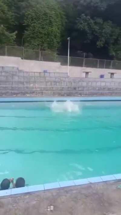 HMFT after I jump in the pool