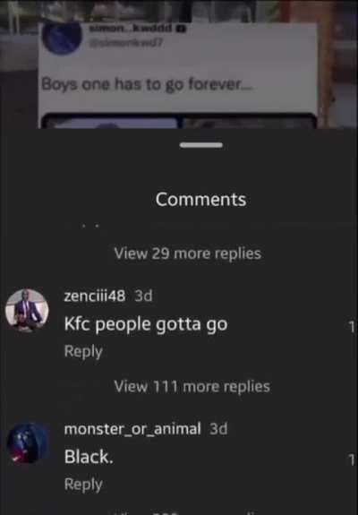 Average Instagram comment section 