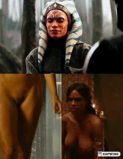 Ahsoka's got one of the finest racks in the galaxy (Rosario Dawson) [The Mandalorian]