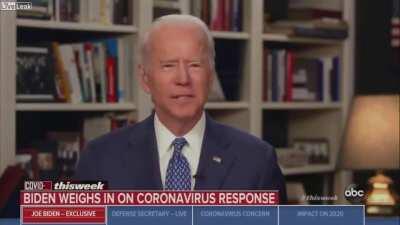 Biden the Electable: “We cannot let this, we’ve never allowed any crisis from the Civil War straight through to the pandemic of 17, all the way around, 16, we have never, never let our democracy sakes second fiddle, way they, we can both have a democracy 