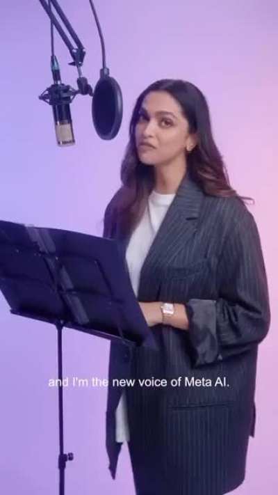 Meta AI got the new voice of Deepika Padukone