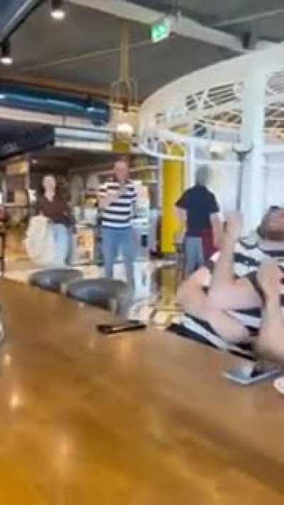 They bought the same T shirts for their husbands