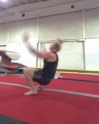 Norwegian gymnast Sondre Berg's