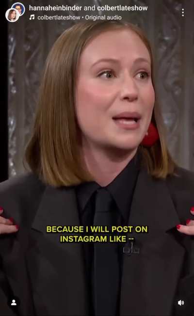 Adorable on the Colbert show