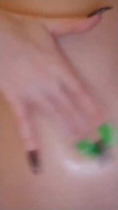 Goth girl navel play 4