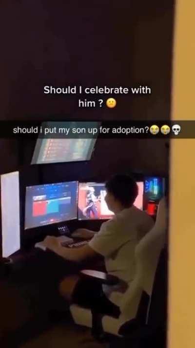 blursed_My parents filmed me celebrating New Years