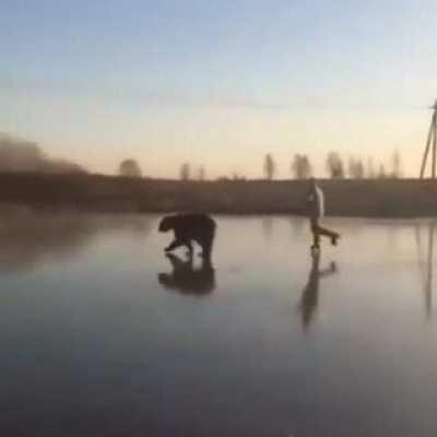 Ice skating- Russian style