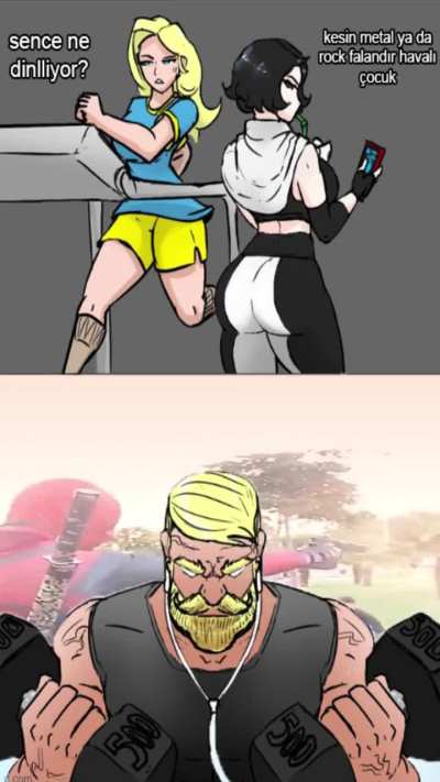 Kesin metal ya da rock falandır