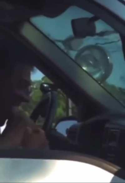 When deepthroating in traffic goes wrong.