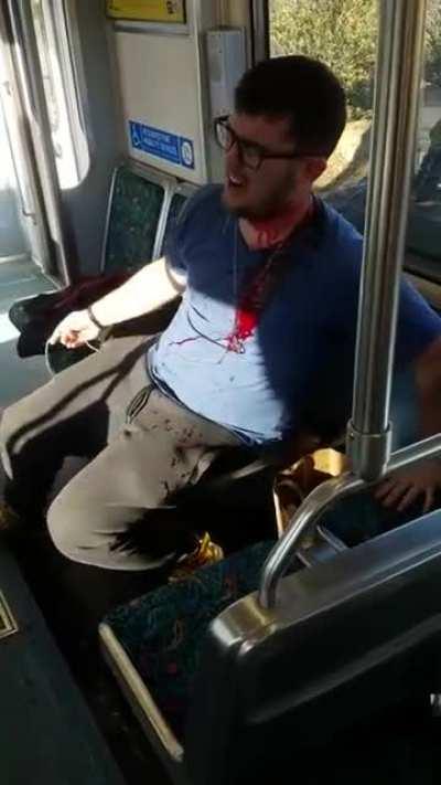 Man stabbed on LA metro for rapping out loud and annoying other passengers