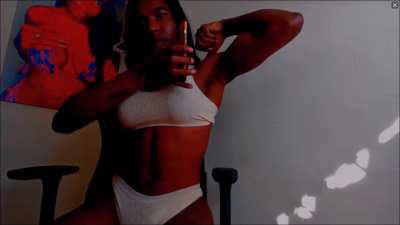 Strong horny massive bulge ebony tranny.
