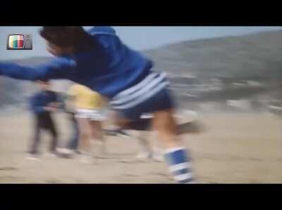 Campanya anti-droga de la Generalitat amb en Maradona el 1984.