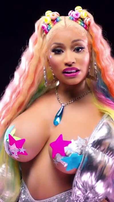 Nicki Minaj Trollz video cropped for mobile