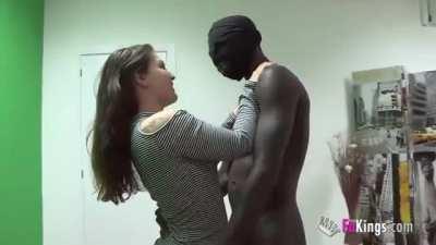 Cloe Diaz and African negro