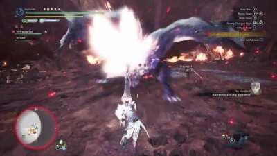 Had my coolest Alatreon moment while helping a random with their quest