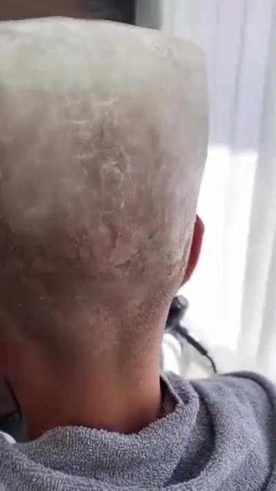 The ice cube haircut