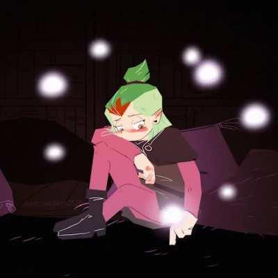 She really likes that light spell (GIF)