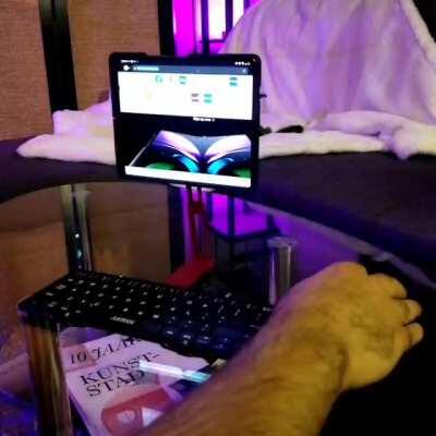 UPDATE: Spigen Case + Lookstand + Trifold Arteck KeyB + Slim Bt Mouse