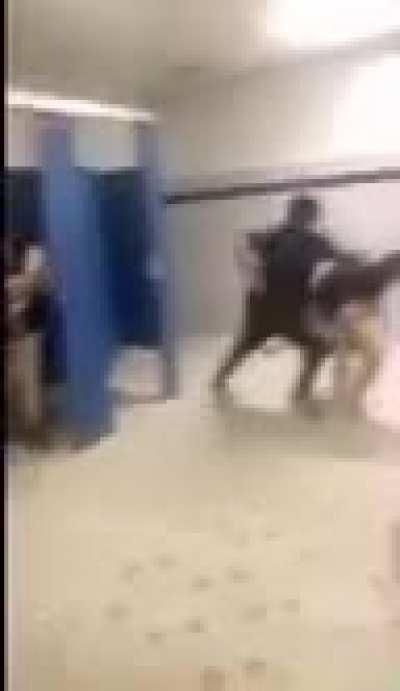 Fight at my school, Brutal Head Kick